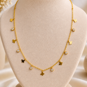 Gold-tone Necklace For Women and Girls