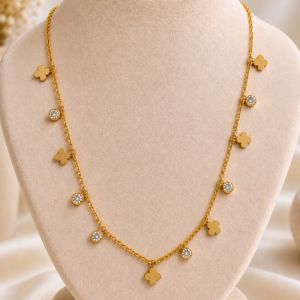 Gold-tone Necklace For Women and Girls