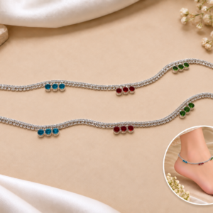 Silver Anklet for Women & Girls