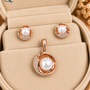 Designer Pearl Buti-pendant Set for women and Girls.
