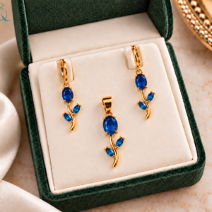 Tulip Pendant-Set For Women and Girls