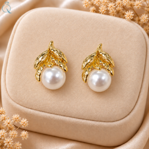 Pearl Stud Earrings for Women & Girls