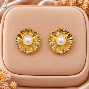 Flower Stud Earrings for Women & Girls