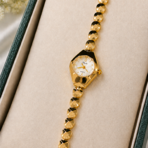 Gold-Tone Watch For Women & Girls