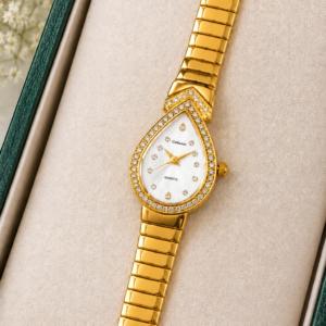 Gold-Tone Watch For Women & Girls