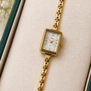 Gold-Tone Watch For Women & Girls