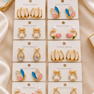 Multicolor Diffrent types of stud Earrings For Women and Girls