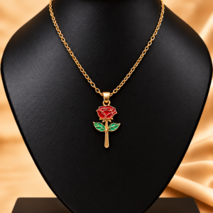 Rose Necklace For Women and Girls
