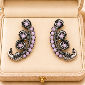 Silver Climber Earrings for Women and girls