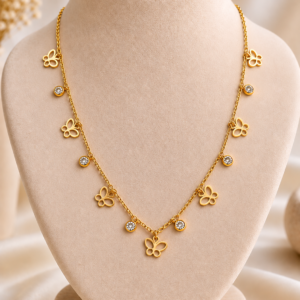 Gold-tone Necklace For Women and Girls