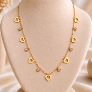 Gold-tone Necklace For Women and Girls