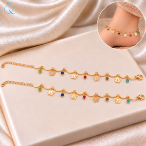Golden Anklet For Women and Girls