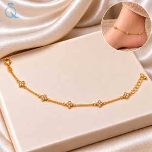 Golden Anklet For Women and Girls